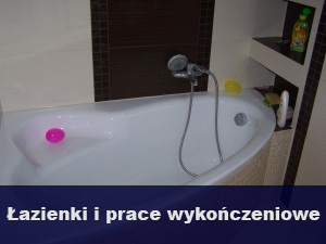 Łazienki i prace wykończeniowe